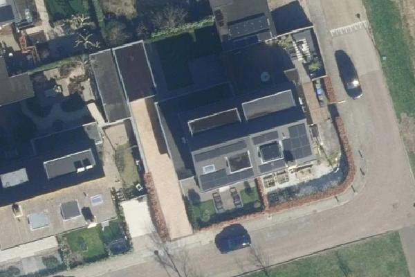 Luchtfoto van Burgemeester Dedelstraat 44