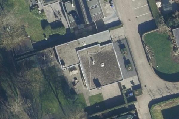 Luchtfoto van Dominee Bleekerhof 15