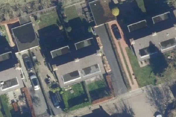 Luchtfoto van Doude van Troostwijkstraat 36