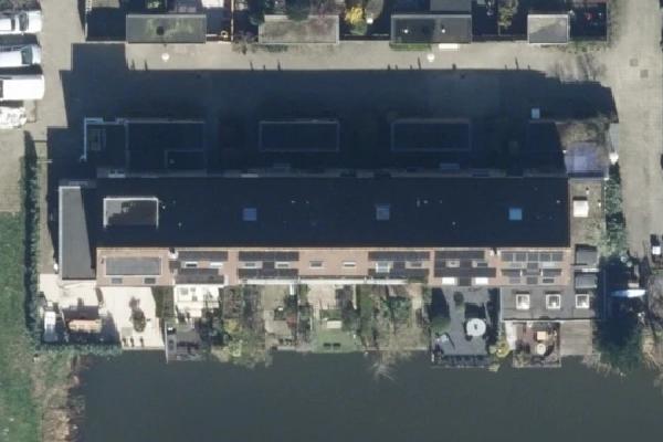 Luchtfoto van Jan Nautahof 68