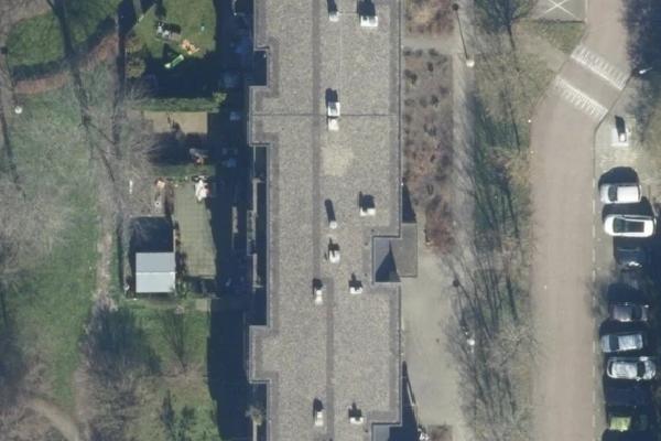 Luchtfoto van Wamelplein 180