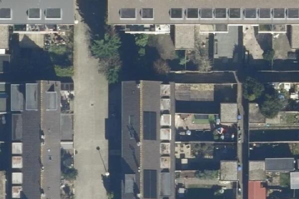 Luchtfoto van Wethouder In 't Veldstraat 35