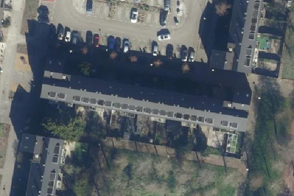 Luchtfoto van Wethouder Ramstraat 68