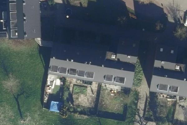 Luchtfoto van Wethouder Serrurierstraat 15