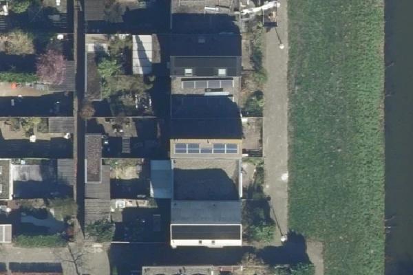 Luchtfoto van Spankerenkade 9
