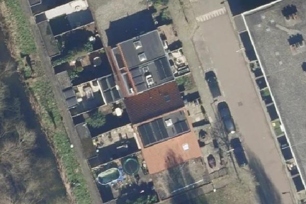 Luchtfoto van Tolkamerstraat 5