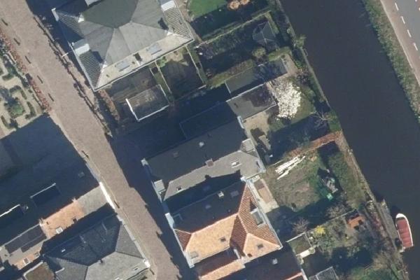 Luchtfoto van Dorpsstraat 27