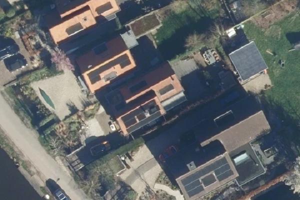 Luchtfoto van Zand- en Jaagpad 7