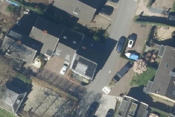 Luchtfoto van Oud Over 65
