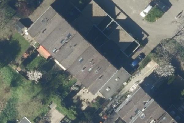 Luchtfoto van Wallestein 59