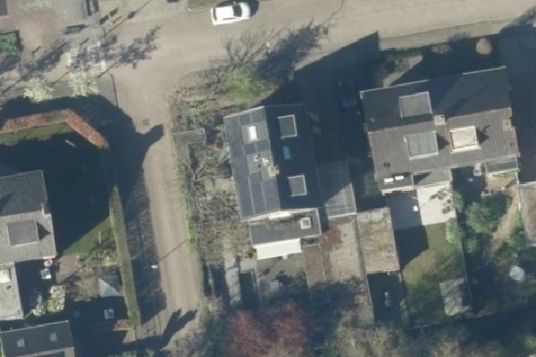 Luchtfoto van Voorburgstraat 28