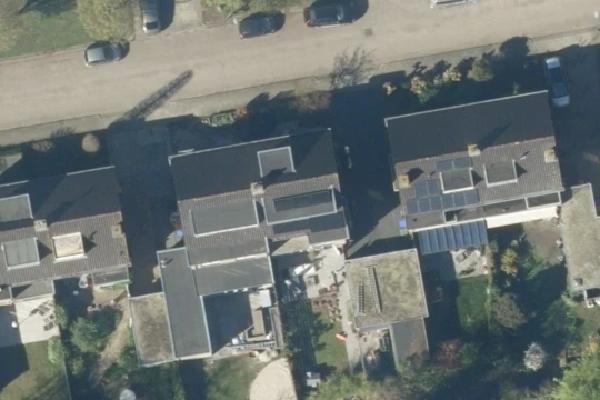 Luchtfoto van Voorburgstraat 36